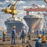 山东威海船厂急招打磨工，有无经验均可