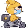 没成年也可以跑外卖  399/天  可日结周结 月结  提供吃住车